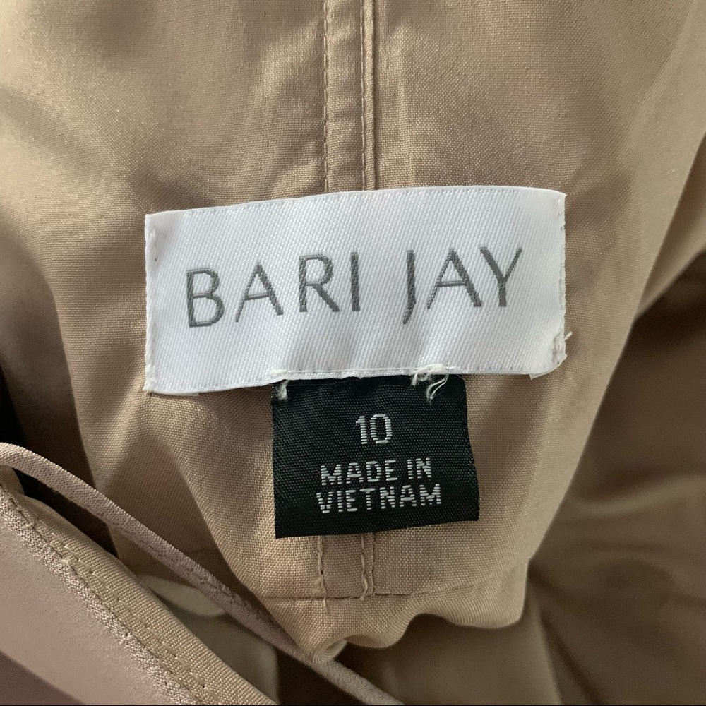 Bari Jay Bridesmaid Dress, Mocha - Picture 5 of 9